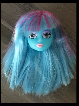 Monster High Doll Cam Create A Monster Ice Girl Replacement Head Wig