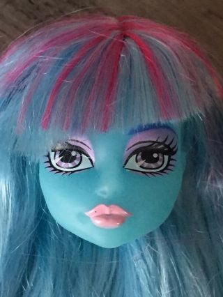 MONSTER HIGH Doll CAM Create A Monster Ice Girl Replacement Head Wig 2