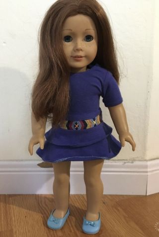 American Girl Doll 18” Sage With Clothes