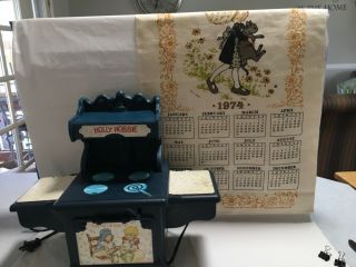 Vintage Holly Hobbie Easy Bake Oven By Coleco “works” With A Linen 1974 Calendar