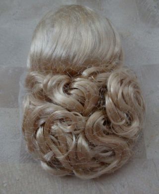 Tonner Ellowyne Wilde Imagination Pale Blonde Wig With Hair Net Size 7 - 8