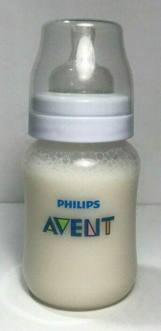 9 Oz Avent Reborn Baby Bottle With Fake Formula Milk Inside