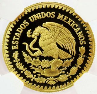 2016 MO GOLD MEXICO 1/2 ONZA WINGED VICTORY COIN NGC PROOF 70 ULTRA CAMEO 3