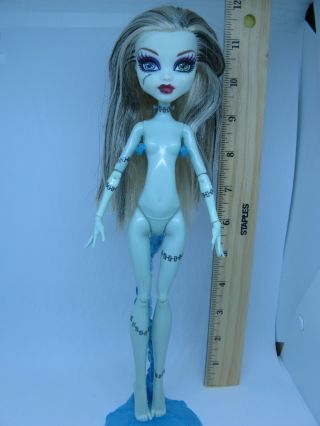 Monster High Frankie Stein Nude Doll Only Mattel Wave 2 School 