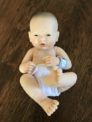 La Newborn Berenguer Realistic 14 " Anatomically Correct Real Boy Asian Baby