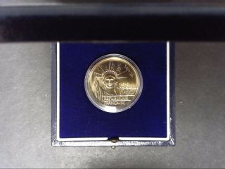 1986 French Silver Piedfort 100 Franc Commemorative Coin W/ Box &