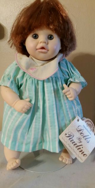 Baby Doll 8 " Applause Dolls By Pauline Little Love Brunette/redhead 38127
