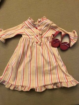 American Girl Doll Nightgown With Slippers