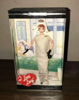 Nrfb Barbie Doll Collector I Love Lucy Lucy Gets A Paris Gown Lucille Ball 2002