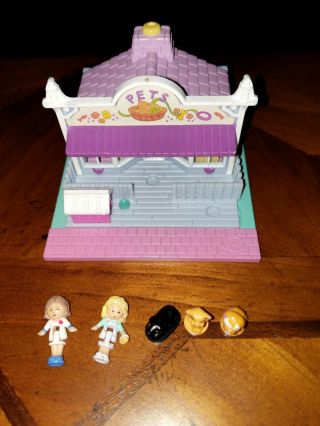 Polly Pocket Pets With Dolls And Pets 1993.  Great Find