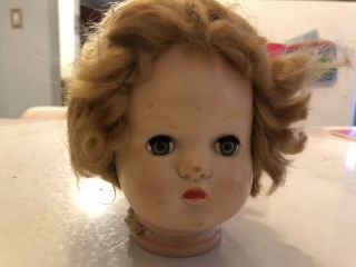 Doll Head Creepy Plastic Repurpose Steampunk Craft Supplies Eyes Open And Shut