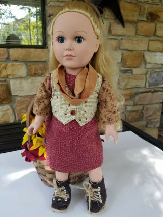 Blonde 18 " Cititoy My Life Doll - She Is A Darling All Ready For Fall