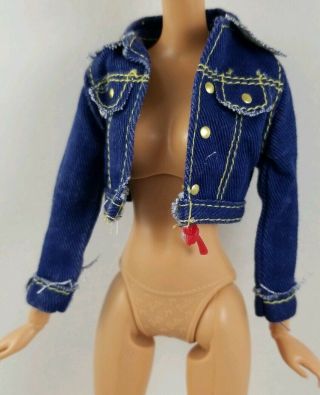 Barbie Doll Generation Girl Fashion Spring Summer Jean Jacket Coat