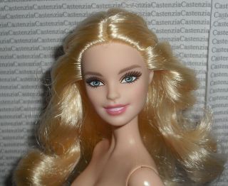 Nude Barbie Mattel Holiday Model Muse Blonde Blue Eyes Fashion Doll For Ooak