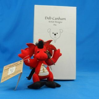 Deb Canham Stan Miniature Bear/ Red Dragon Dappled Dragons Series 70/1500
