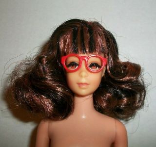 Mattel Barbie Silkstone And Francie Geeky Geek Bright Red Glasses Eyeglasses