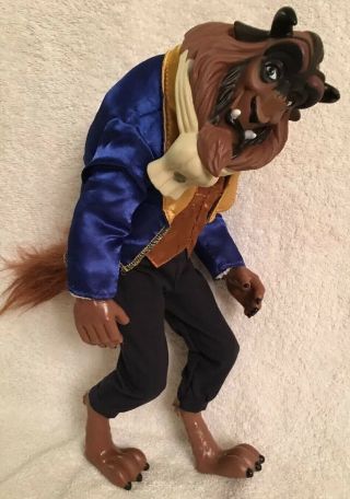 Disney Store Beast Classic Doll 12 " From Beauty And The Beast