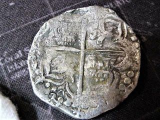 Atocha 4 Real Grade 3 Spanish Shipwreck Silver Coin Potosi Epc 2372
