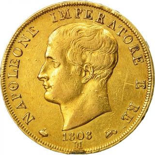 [ 650927] Coin,  Italian States,  Kingdom Of Napoleon,  Napoleon I,  40 Lire,  1808