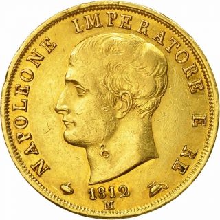 [ 650928] Coin,  Italian States,  Kingdom Of Napoleon,  Napoleon I,  40 Lire,  1812