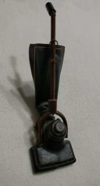 Dollhouse Miniature Vintage Antique Style Hoover Vacuum Cleaner Metal W/ Cloth