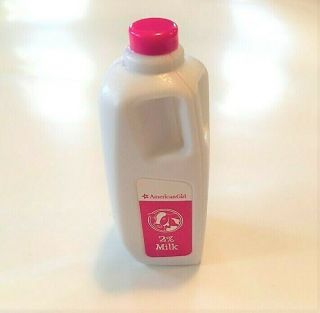 American Girl Gourmet Kitchen / Pop - Up Camper Milk Container Miniature Doll Food