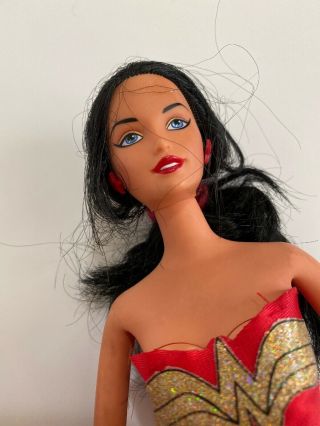 2 DC Comics Wonder Woman Barbie Dolls Mattel Toys 2003 3