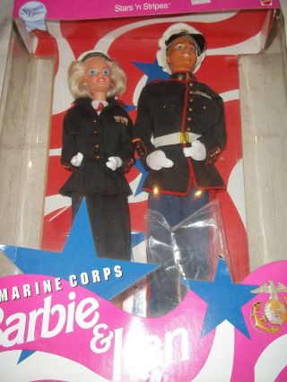 Mattel Barbie & Ken Marine Corps Stars 