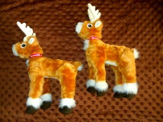 2 American Girl Reindeer Pet Plush Stuffed Animal Toy Holiday Christmas No Tags