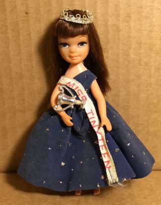 Uneeda Tiny Teens Prom Time 1967 5 " Mini Doll Dolly Darling Kiddle Clone Dawn