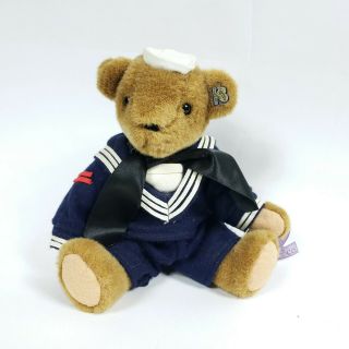 Collectible Bear Co Annette Funicello Navy Seaman Sailor Jointed Teddy Bear Htf