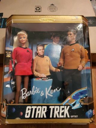 Mattel Barbie Star Trek Barbie And Ken.  30th Anniversary Ltd.  Edition.