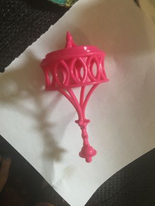 Barbie Dream House 2015 Replacement Pink Chandelier