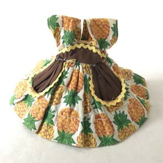 Vintage Vogue Ginny Doll Clothing Pineapple Dress No Tag