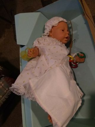 Vintage Jesmar Baby Girl Doll Realistic In Made In Spain