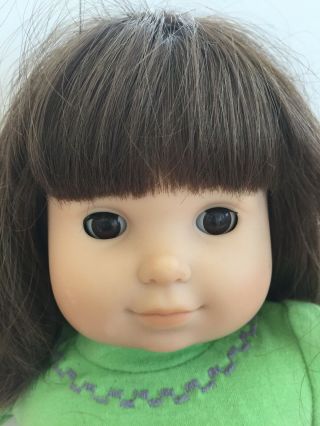 American Girl Bitty Baby Doll Brown Hair And Eyes Wardrobe Glasses Hairbrush 3