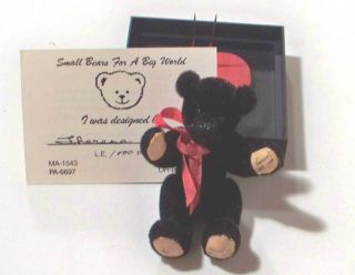 World Of Miniature Bears,  Dark Black Bear,  308