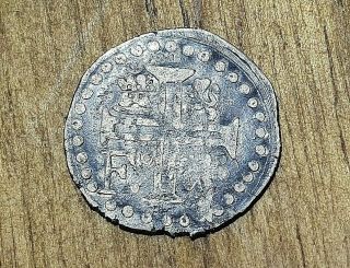 Mexican Silver Coin 1 Reales Ferdin 1812 Royalist Oaxaca Rare Km 167