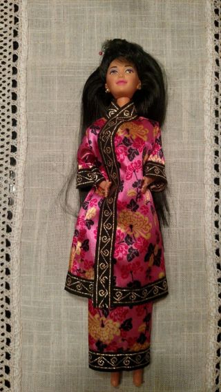 Barbie Dolls Of The World Mattel 1993 Chinese Edition China Kimono Euc Kira