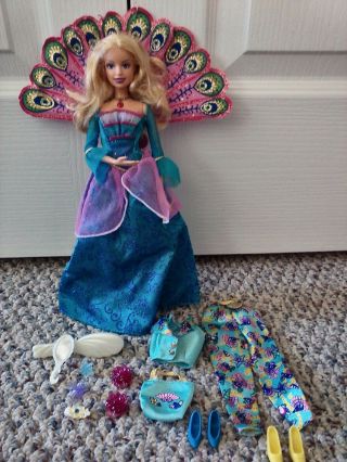 Mattel,  8,  Barbie The Island Princess Doll,  11 1/2 In.  W/extra Accessories.