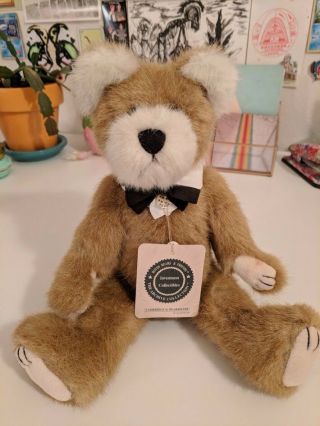 Boyds Bear Cambridge Q.  Bearrister With Bow Tie 12 " Plush Collectible 57003 - 08