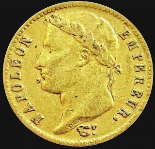 1811 A Gold France Napoleon 20 Francs 6.  4516 Grams Coin Paris