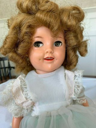 Ideal Shirley Temple doll,  17 inch,  vinyl Shirley Temple doll 2