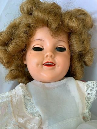 Ideal Shirley Temple doll,  17 inch,  vinyl Shirley Temple doll 3