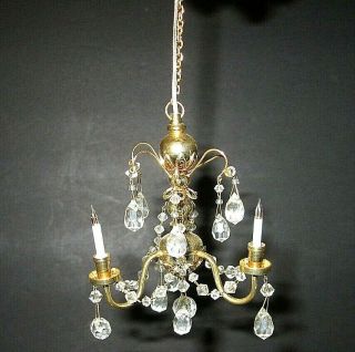 Victorian Style Doll House Hand Crafted Crystal Chandelier,  Cir - Kit Concepts