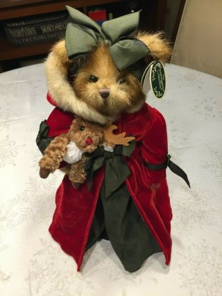 Polly & Prancer Christmas Bearington Bear With Tag
