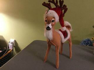 Annalee Reindeer With Painted Face - 13 1/2 " High