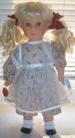 Engel Puppe German Doll - W/ Hangtag Blonde Ringlets Germany