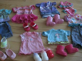 FISHER PRICE LITTLE MOMMY DOLLS CLOTHES SHOES BOTTLES 2