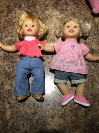2007 - 09 Fisher Price Interactive Dolls Talk,  Laugh,  Little Mommy Dolls